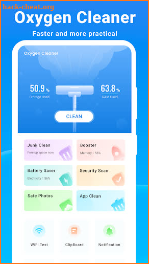 Oxygen Cleaner-Phone Cleaner screenshot