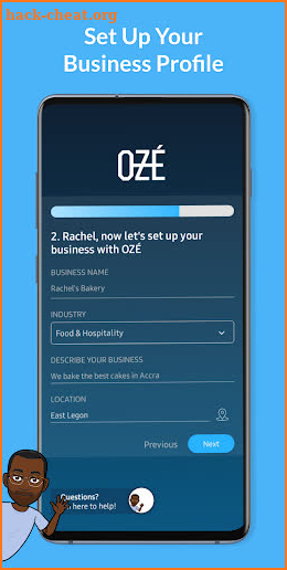 OZÉ Business App screenshot
