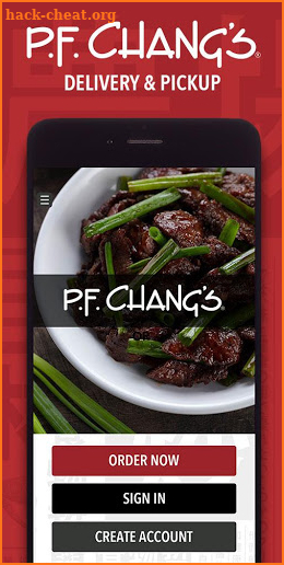 P. F. Chang's screenshot
