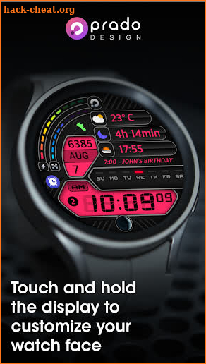 P054 Digital Watch Face screenshot