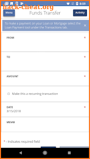 P1FCU - Mobile Banking screenshot