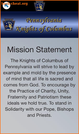 PA Knights of Columbus screenshot