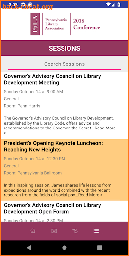 Pa Library Conference screenshot