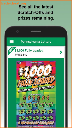 PA Lottery Official LITE App screenshot