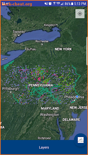 PA Streams - Fishing in Pennsylvania map screenshot
