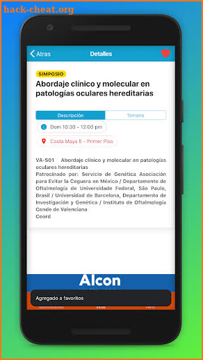 PAAO - Congreso Panamericano de Oftalmología screenshot