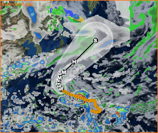 Pacific Hurricane Tracker screenshot