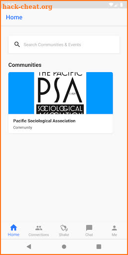 Pacific Sociological Assoc. screenshot