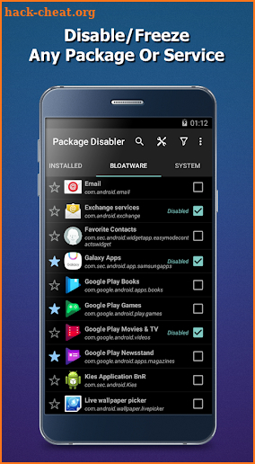 Package Disabler (All Android) screenshot