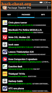 Package Tracker Pro screenshot