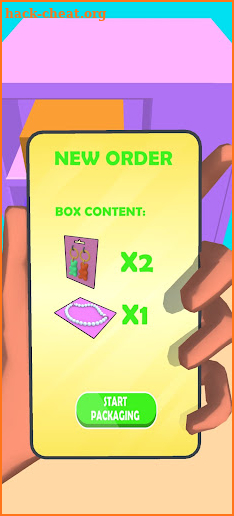 Packaging Orders screenshot