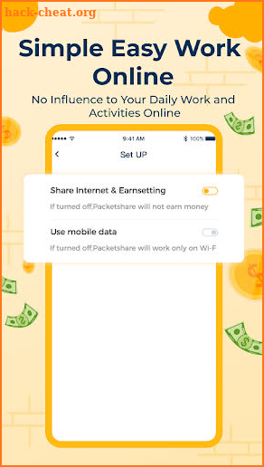 Packetshare - Passive Income screenshot