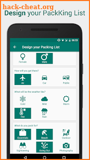 Packing List for Travel - PackKing screenshot