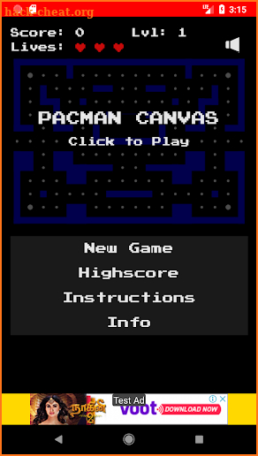 Pacman Game screenshot