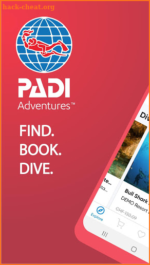 PADI Adventures: book your diving online screenshot