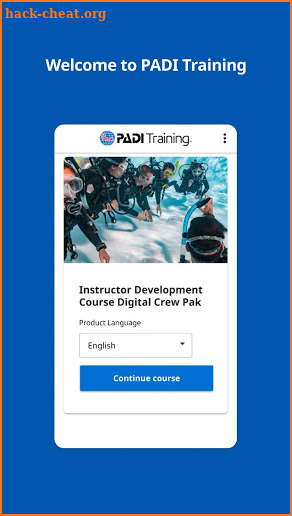PADI Training screenshot