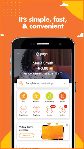 Paga – Send, Pay, and Bank screenshot