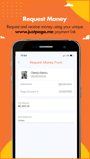 Paga – Send, Pay, and Bank screenshot