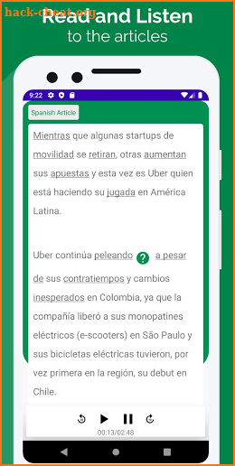 page91 - Learn Spanish with the news screenshot