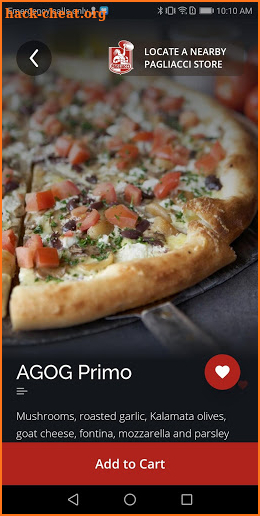 Pagliacci Pizza screenshot