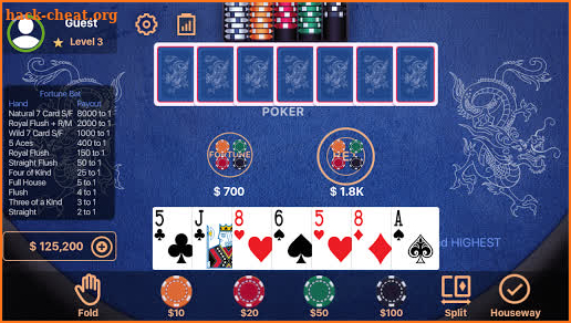play pai gow poker with fortune bonus
