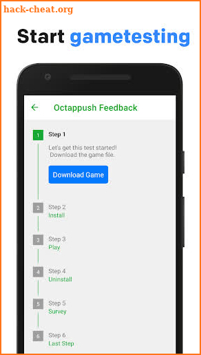 Paid Game Tester Platform by Octappush screenshot