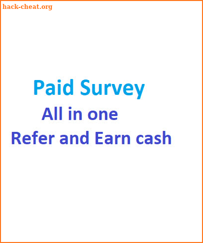 Paid Surveys - Refer & Earn , All in One screenshot