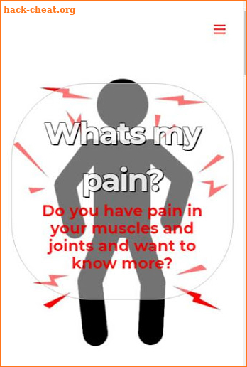 Pain symptom checker: muscle and tendon injuries screenshot
