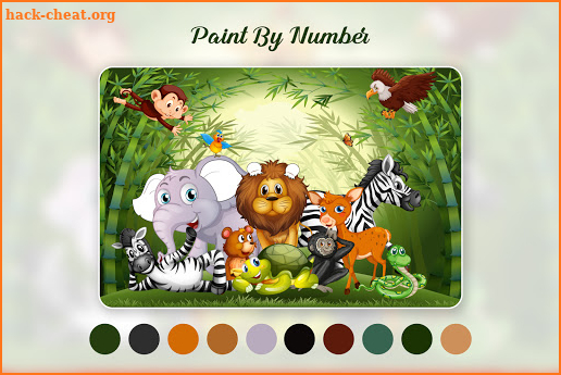 Paint by number - Free Coloring Game screenshot