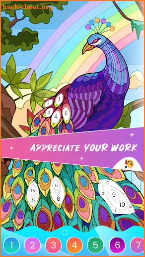 Paint by Number Happy Coloring screenshot