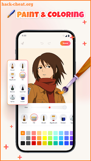 Paint Color Anime: Color Photo screenshot