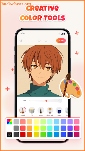 Paint Color Anime: Color Photo screenshot
