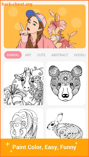 Paint Color - Paint color by number, coloring book screenshot