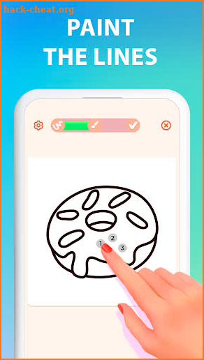Paint Line: color by number screenshot