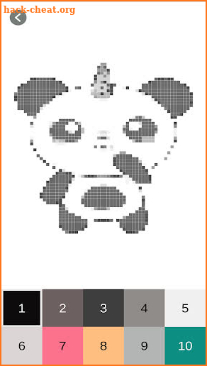 Paint Number:Pandas Color By Number-Kawaii Pandas screenshot