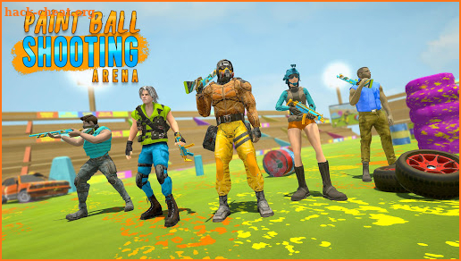 Paintball Shooting Battle Arena screenshot