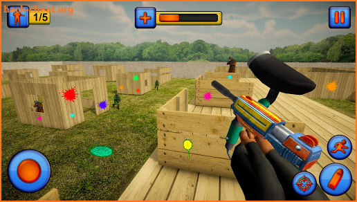 Paintball Shooting Gun Arena screenshot