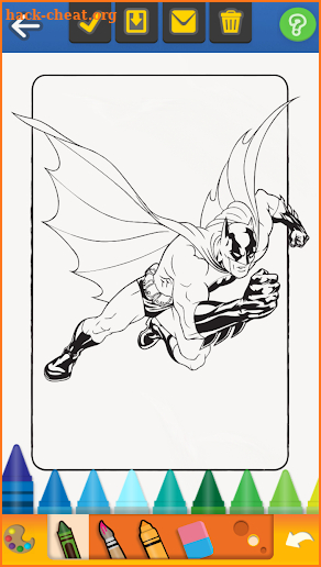 Painting Lulu Batman App screenshot