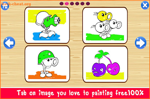 Painting Plant vs Coloring - Zombie Vegetable screenshot