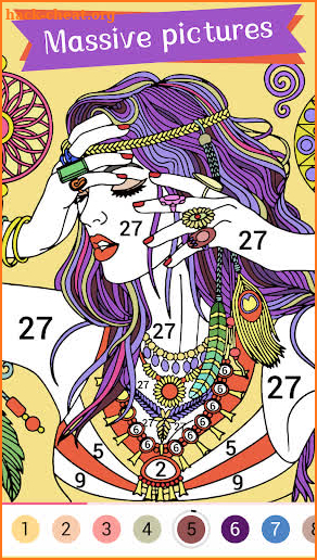 Paintist PureStyle - Coloring Book&Paint by Number screenshot