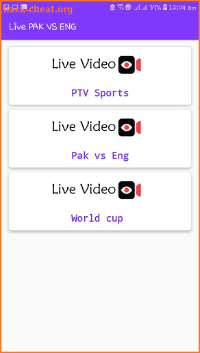Pak vs Eng Live 2019 screenshot