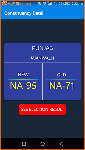 Pakistan Elections Result 2018 screenshot