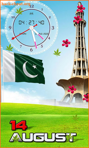 Pakistan Flag Live Wallpaper: 14 August Wallpaper screenshot