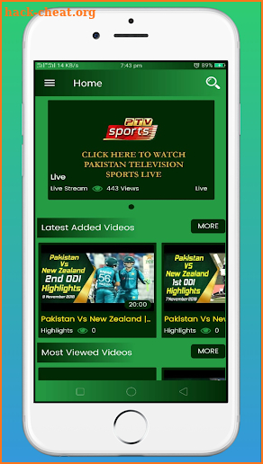Pakistan Television Sports (PTV Sports Live) screenshot