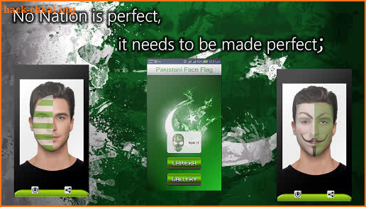 Pakistani Face Flag screenshot