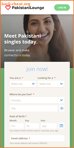 PakistaniLounge Dating App screenshot