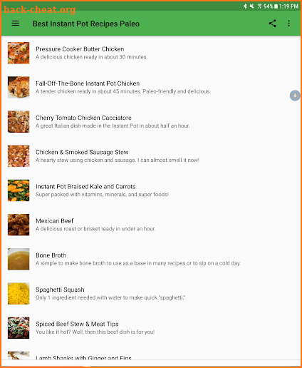 Paleo Best Pressure Cooking Recipes screenshot