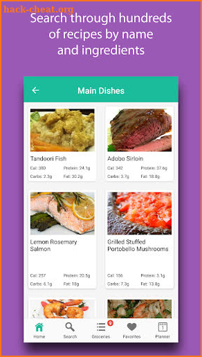 Paleo Recipes - Recipes, Grocery List, & Meal Plan screenshot
