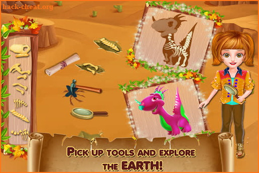 Paleontologist Dinosaur Digging Archeologist Fun screenshot
