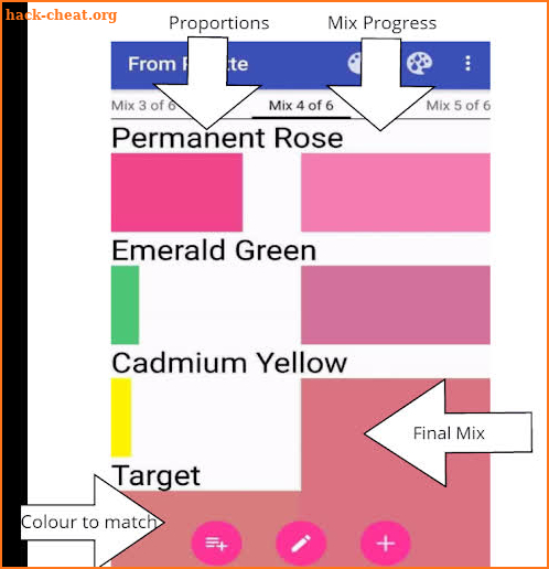 Palette Composer - An Artists Aid to Color Mixing screenshot